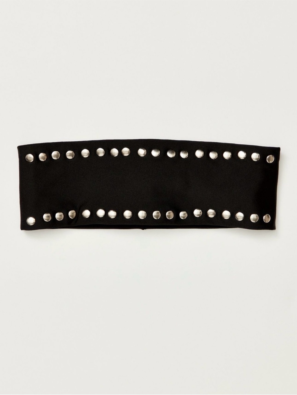 Black Studded Bandeau Top
